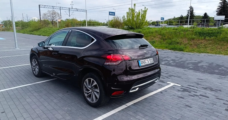 Citroen DS4 cena 33900 przebieg: 213010, rok produkcji 2014 z Gorlice małe 92